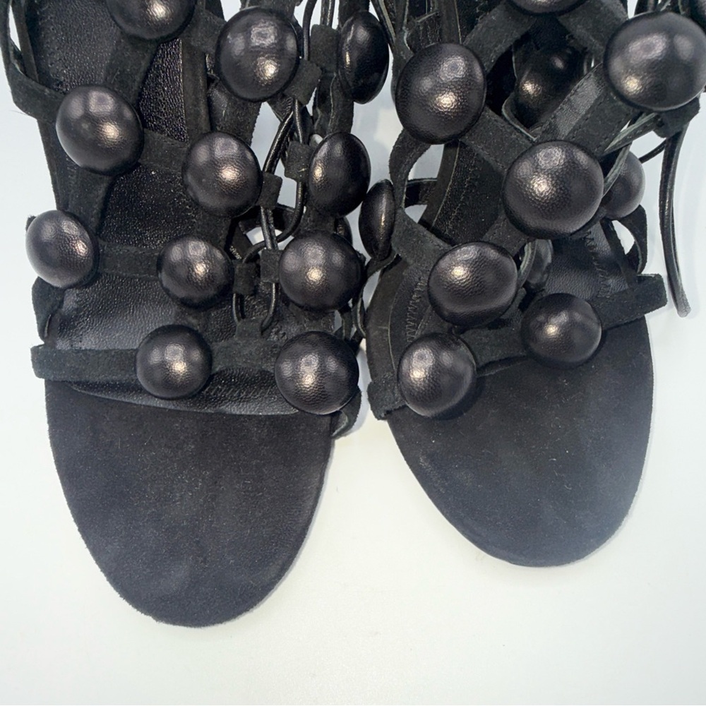 ALEXANDER WANG Rubie Suede Gladiator Sandals, US Size 37 - Picture 11 of 14